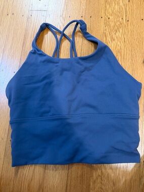Women’s Strappy Sports Bralette - Blue